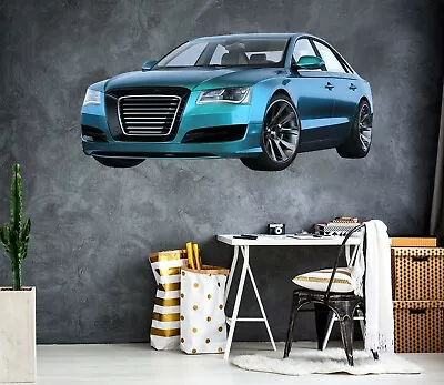 3D Nice Auto G1091 Car Wallpaper Mural Poster Transport Wall Stickers Honey • $126.16