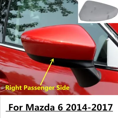 Red Right Passenger Side Rearview Mirror Cover Cap For Mazda 6 2014-2017 • $27.54