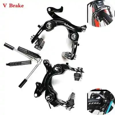  Road Bike Dual Pivot V Brake Double Lock Side Pull Cali Per With Brake Pads  • $81.60