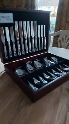 £145 • Buy Arthur Price Of England Kings 44 Piece Cutlery Set Stainless Steel