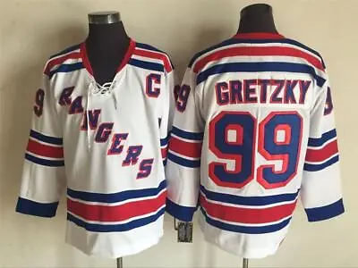 NY #99 Wayne Gretzky Jersey Classic Style White • $45