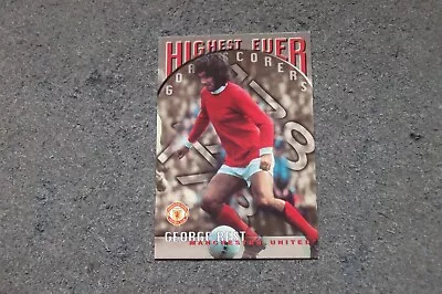 Futera 1997  GEORGE BEST  (Man Utd)  Highest Ever Goal Scorers Card No 86 • £2.25