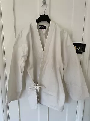 KARATE JUDO Suit Top Quality Cotton Martial Arts  LARGE  190 • £7.99