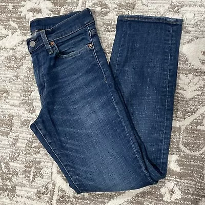 Levis Premium Lot 511 Jeans Mens 30x30 Blue Big E Stretch Denim Measures 30x29 • $19.95