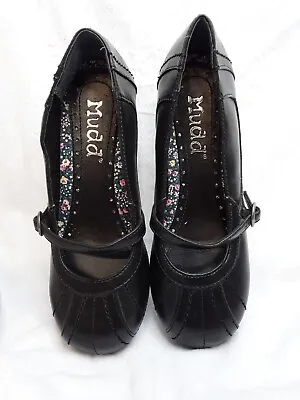 Mudd Black Strap Shoes Size 6m • $11.99