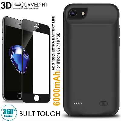 $75.99 • Buy Portable Heavy Duty Backup External Battery Charger Case For IPhone SE2 8 7 Plus