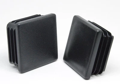 £2.86 • Buy 50x50mm Square Plastic End Caps Blanking Plugs Tube/ Box Section Inserts /Black 
