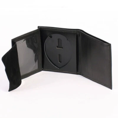 £37.49 • Buy US Police Leather ID And Police Shield Holder And Money Wallet LAW515