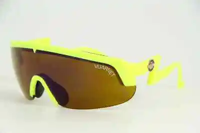 Vuarnet Yellow Sport Cycling Biking Goggles Sunglasses Brown Flash Purple Lens • $47.20