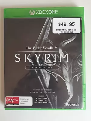 Microsoft XBox One Game SKYRIM The Elder Scrolls V Special Edition! • $8