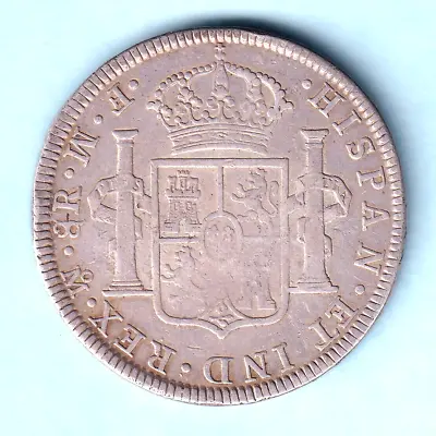 Mexico.  1772-FM 8 Reales   FM Inverted     .. AVF - Trace Lustre • $765