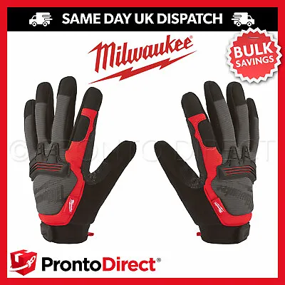 £19.99 • Buy Milwaukee Demolition Work Gloves Safety Builders Reinforced Breathable