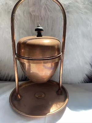 Antique Henry Loveridge Copper Egg Warmer England? • $25