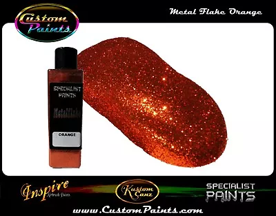 Metal Flake - ORANGE - Premium Quality Auto Grade Custom Paint Plasti Dip • $12.99