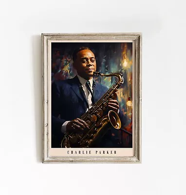 Charlie Parker Print | Charlie Parker | Jazz Poster | Jazz Print | Vintage Print • $8.20