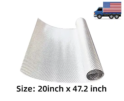 Embossed Aluminum Heat Shield 20 X47''Thermal Barrier For Exhaust Turbo Manifold • $39.46