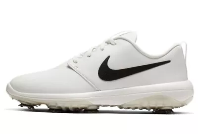 Size 11 Nike Roshe G Tour Mens Wide White /Black Golf Shoes AR5579-100 • $99.95