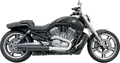 $637.95 • Buy Bassani Black 4  Slip On Exhaust Mufflers 2009-2017 Harley V-rod Muscle VRSCF