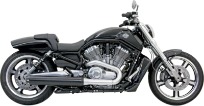 $637.95 • Buy Bassani Black 4  Slip On Exhaust Mufflers 2009-2017 Harley V-rod Muscle VRSCF
