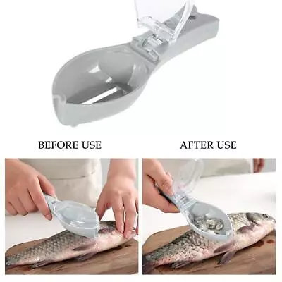 1x Fish Scale Remover Cleaner Scaler Descaler Home Best Kitchen Tool R6H3 • $5.89