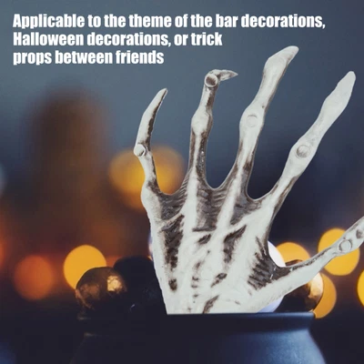 £12.41 • Buy Cool Halloween Skeleton Hands Model Skeleton Hand Bone Decor Ornament Props