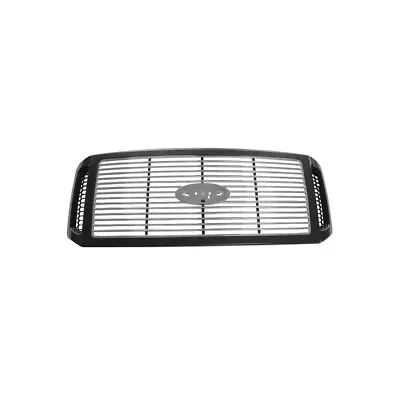 $129.39 • Buy Chrome Insert With Billet Black Shell Grille For 2005-2007 F-250 F-350 Truck