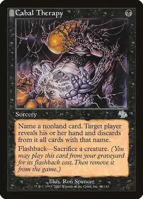 Magic MTG Judgment FOIL Cabal Therapy NEAR MINT (NM) • $92.95