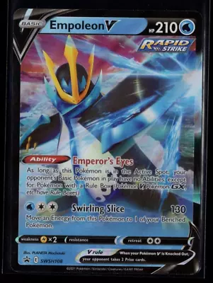 Empoleon V SWSH108 Holographic Black Star Promo Pokemon TCG Near Mint • $1.59