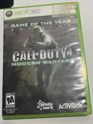 $7 • Buy Game Of Duty 4 Modern Warfare Xbox 360 Game With Case