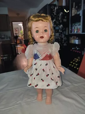 Vintage Eegee Baby Doll Toy Crier Jointed 17  • $15.95