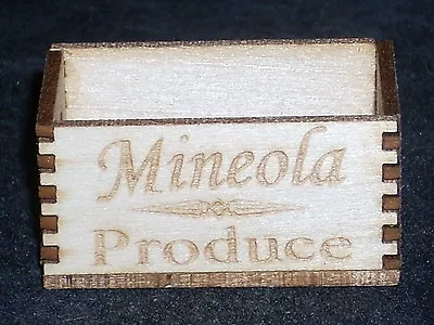 Dollhouse Miniature Mineola Produce Crate 1:12 Farm Store Vegetables Market • $3