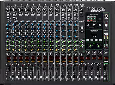 Mackie Onyx 16-Channel Premium Analog Mixer With Multi-Track USB • $674.99