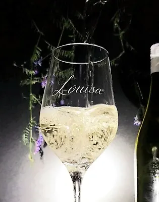£18 • Buy Personalised Crystal Wine Glass, Chef And Sommelier 550ml, Large Wine Glass