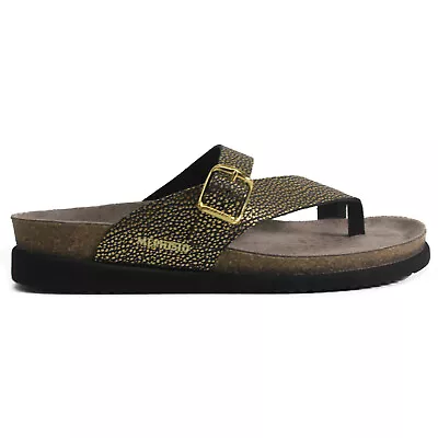Mephisto Womens Sandals Helen Casual Buckle Strap Toe-Post Open Back Leather • $118