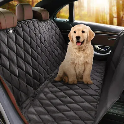 Car Rear Back Seat Cover Pet Dog Auto Protector Waterproof Hammock Mat Nonslip • £15.99