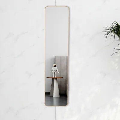 Metal Frame Long Full Length Wall Mirror Bedroom Dressing Room Hall Hanging • £27.95