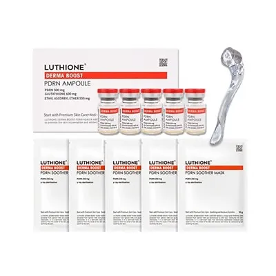 [LUTHIONE] Derma Boost PDRN Ampoule Special Set (Ampoule + MTS Roller + Mask) • $129.36