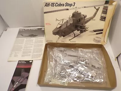 Testors AH-1S Cobra Step 3 Attack Helicopter Model - Open Box • $8.99