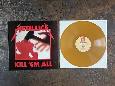 METALLICA Kill ‘Em All - Yellow Vinyl - FREEPOST • £29.99