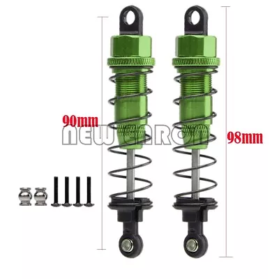 Green Aluminum 90MM Oil Adjustable Shocks For RC 1:10 AXIAL SCX10 ELECTRIC 4WD • $5.92