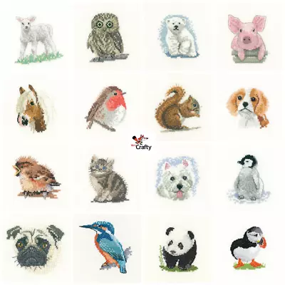 Heritage Crafts Cross Stitch Kit - Little Friends Animals Various • £9.99