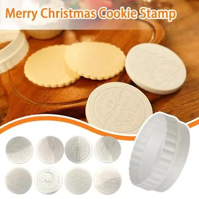 $12.69 • Buy Merry Christmas Embosser Stamp For Fondant Icing Cupcake Cake Cookie Topper