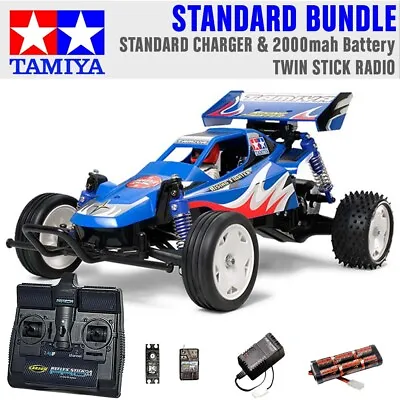 TAMIYA RC 58416 Rising Fighter Buggy 1:10 Standard Stick Radio Bundle • £144.95