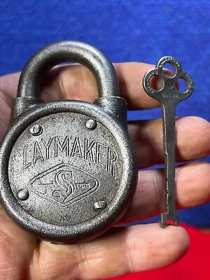 ‼️l 👀k‼️  Vintage Lock & Key  Aa-53. **padlock** • $6.50