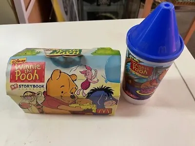 Winnie The Pooh McDonalds Disney  Classic Happy Meal Box & Drink Container • $13.04