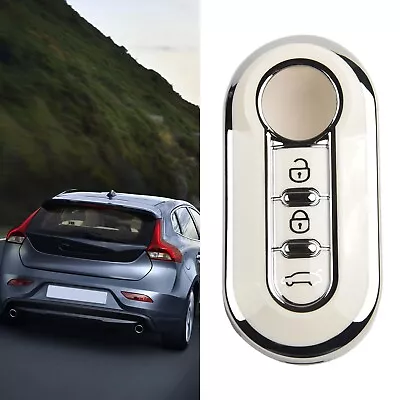 Soft TPU 3Button Remote Key Fob Repair Cover Case For Fiat Punto For Fiat 500 • $16.41