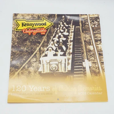 $13.59 • Buy Kennywood Amusement Park Calendar 2018 Rollercoaster Pittsburgh Pennsylvania