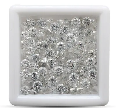 Loose CVD Lot Lab-Grown Diamond 2.30 Mm Round D To F- IF Certified Diamond • £29.68