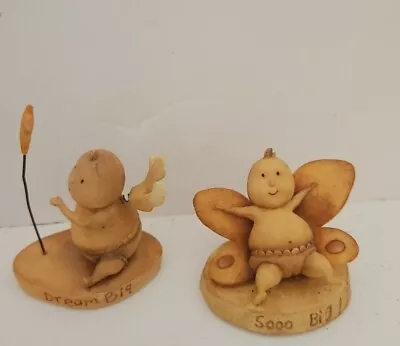 Lot Of 2 Lang August Moon Figurines-Dream Big & So Big! • $18.10