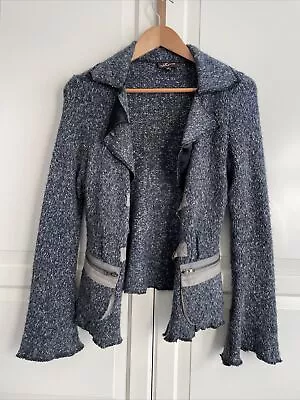 Reem Knitted Jacket Size 12 Grey • $25